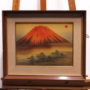 絵画 横山大観 富士の朝